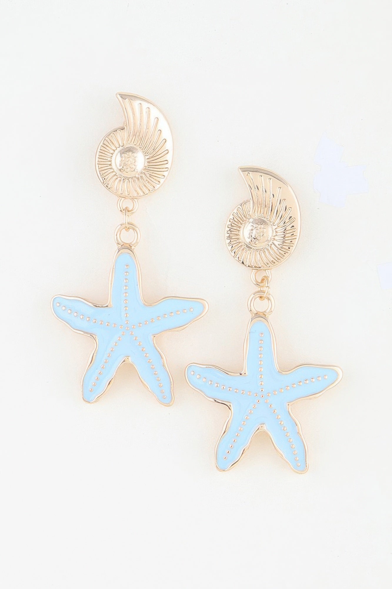 Summer Starfish Drop Earrings
