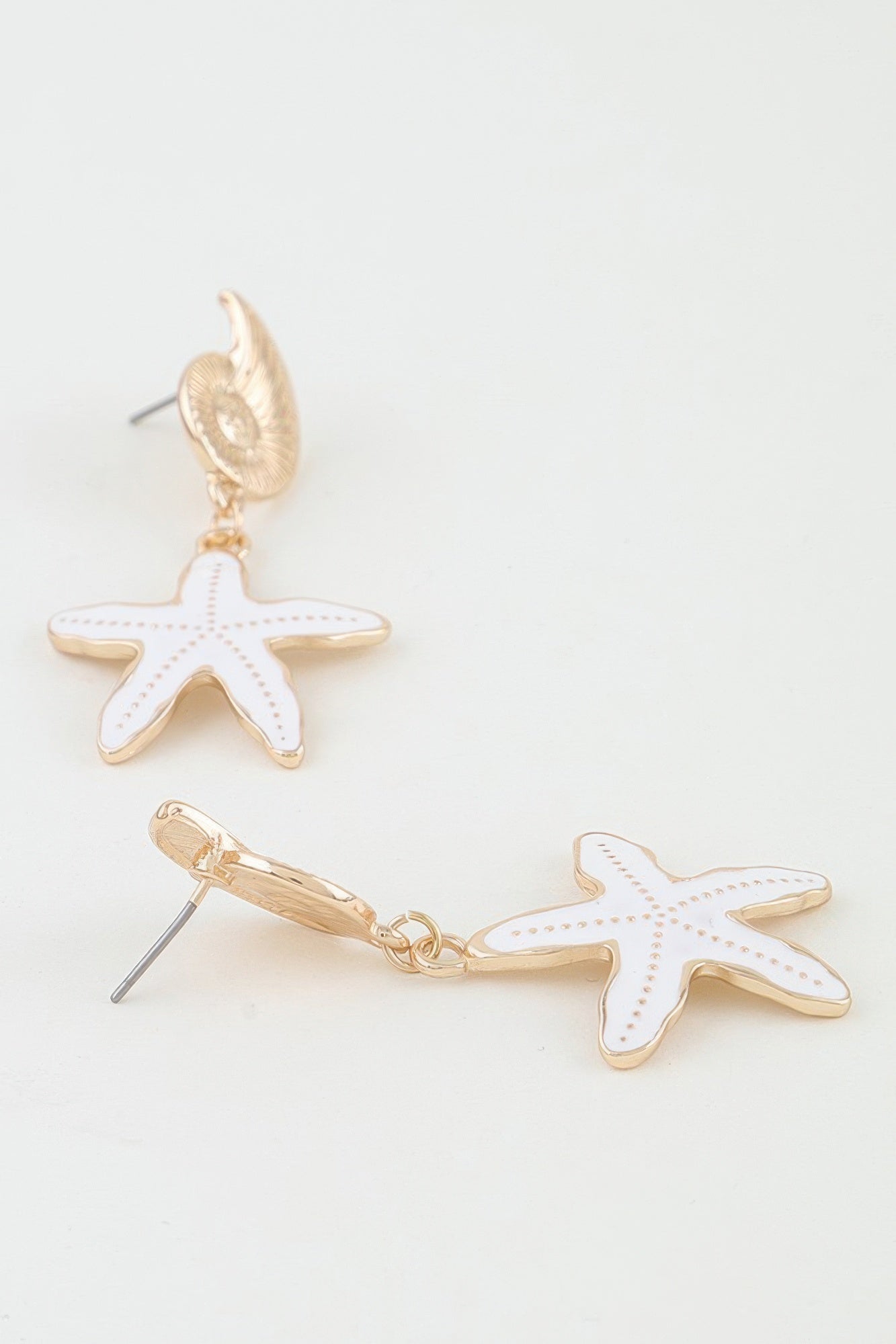 Summer Starfish Drop Earrings