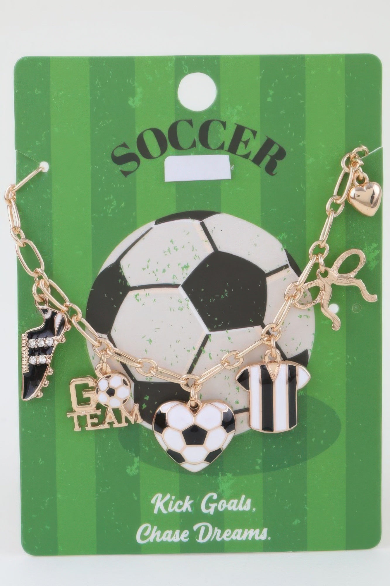 Varsity Vibes Soccer Charm Necklace