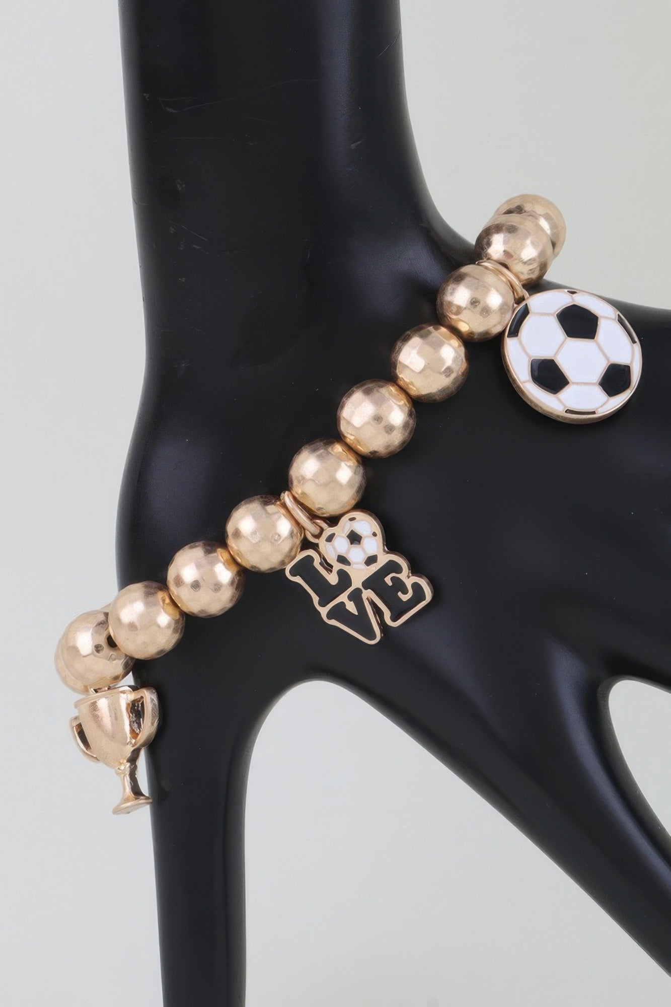 Game Day Glory Soccer Charm Bracelet