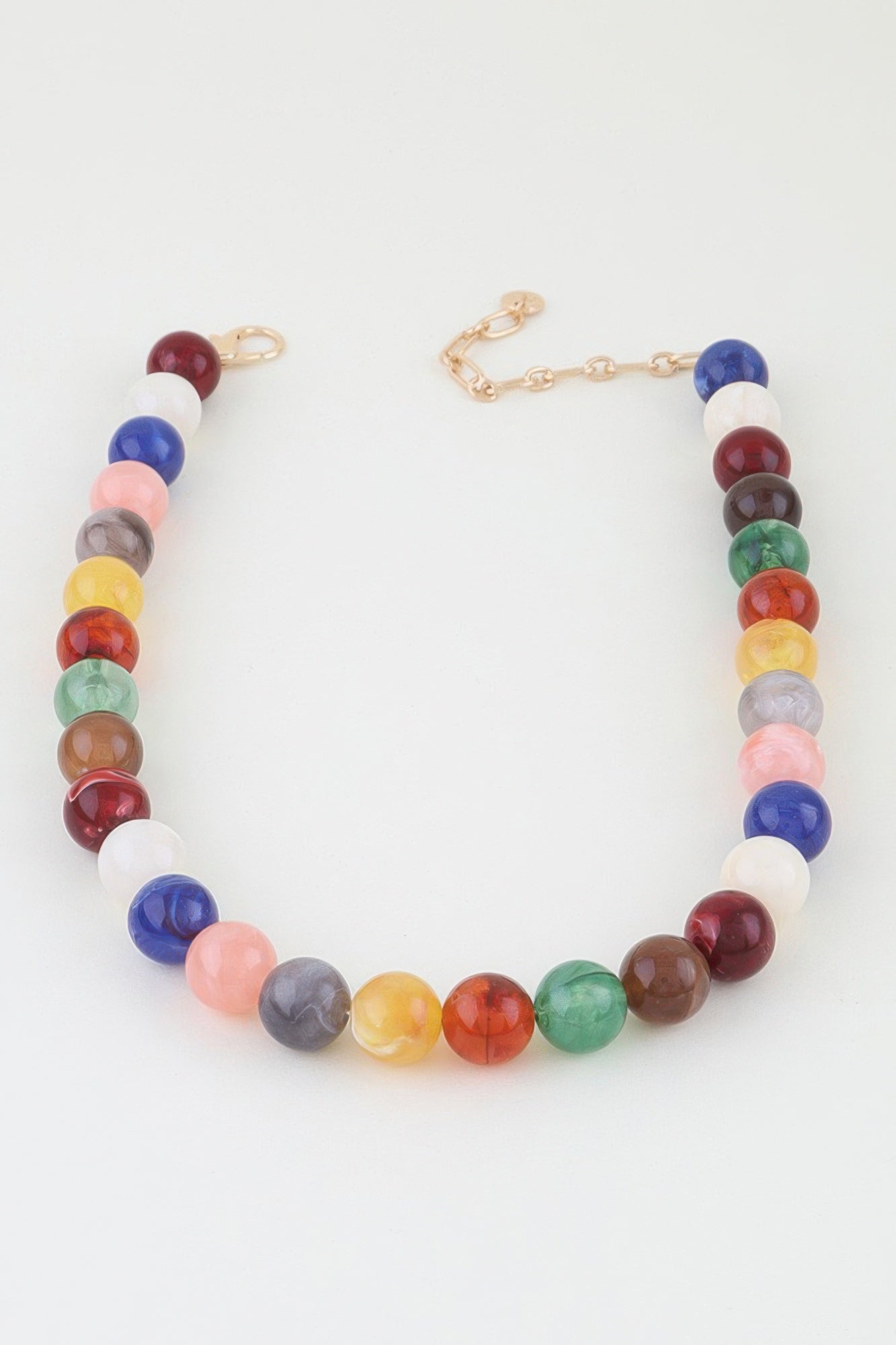 Multicolor Beaded Statement Necklace