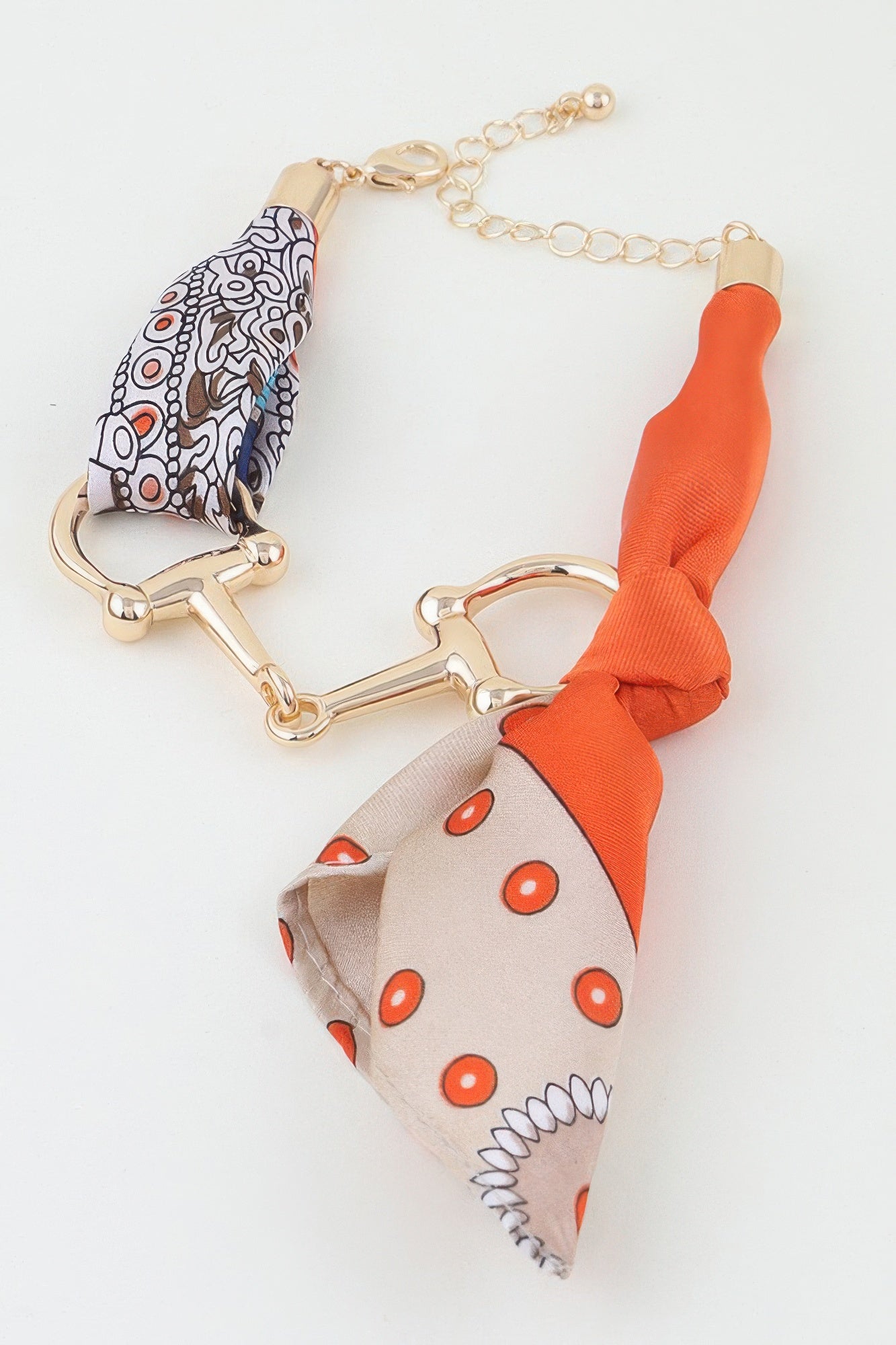 Scarf Wrap Toggle Chain Bracelet