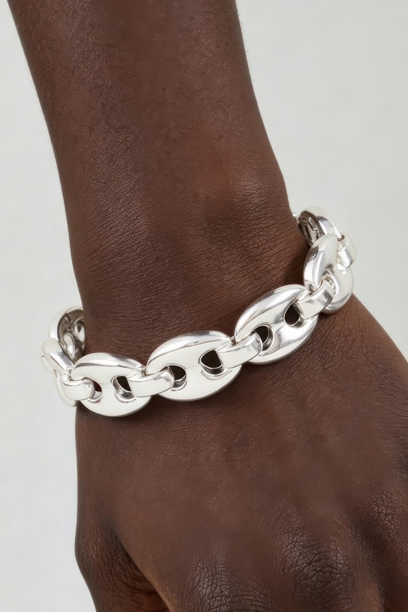 Polished Mariner Link Chain Bracelet
