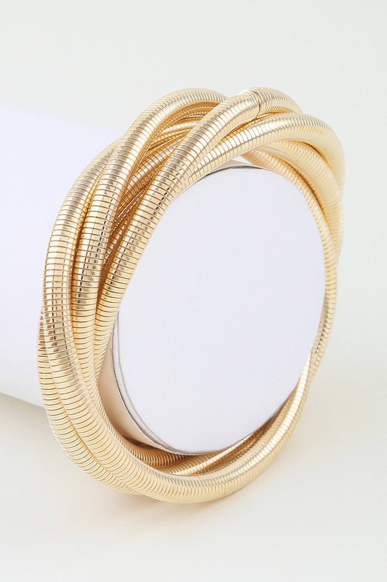 Multi Tangled Tube Chain Bracelet