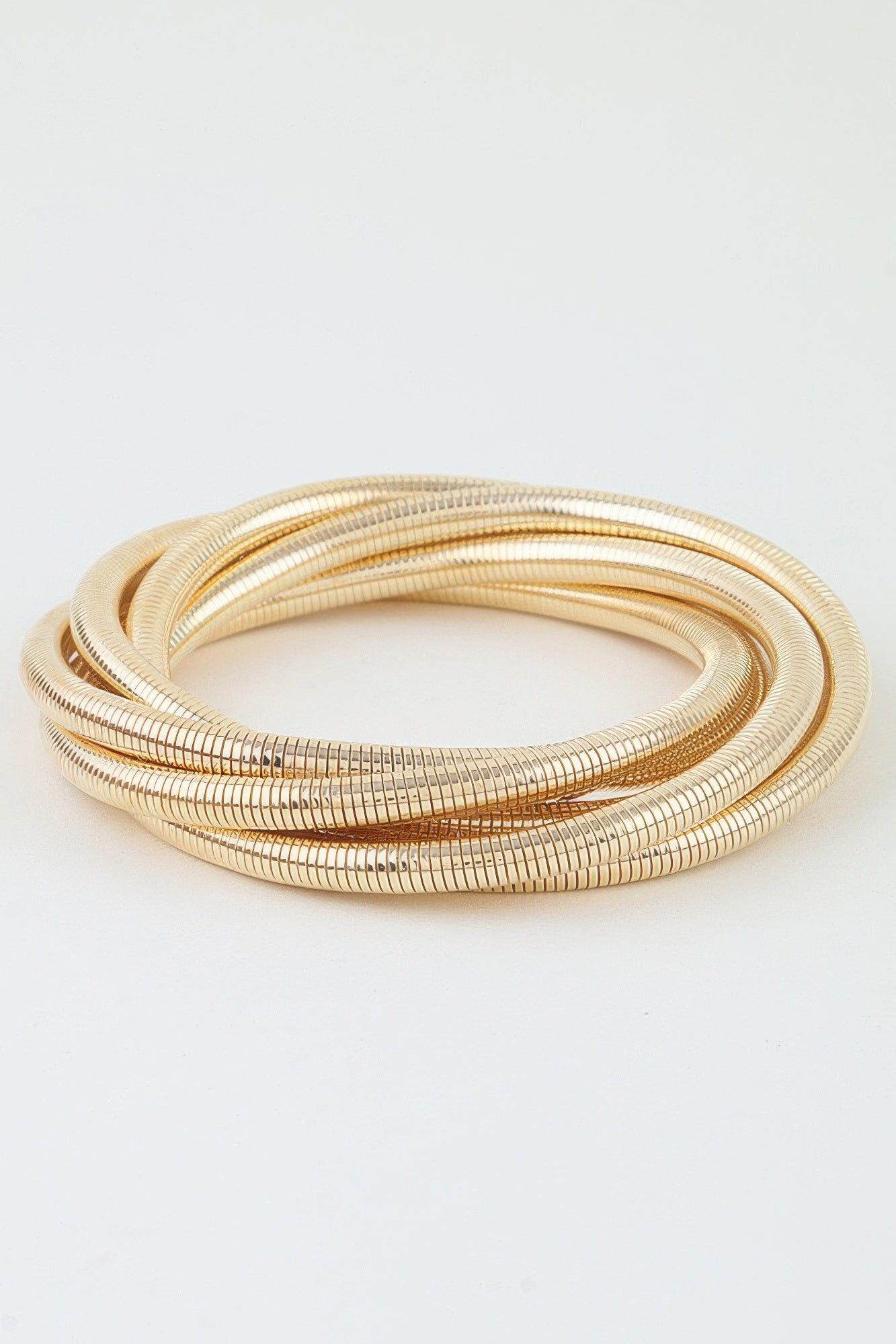 Multi Tangled Tube Chain Bracelet