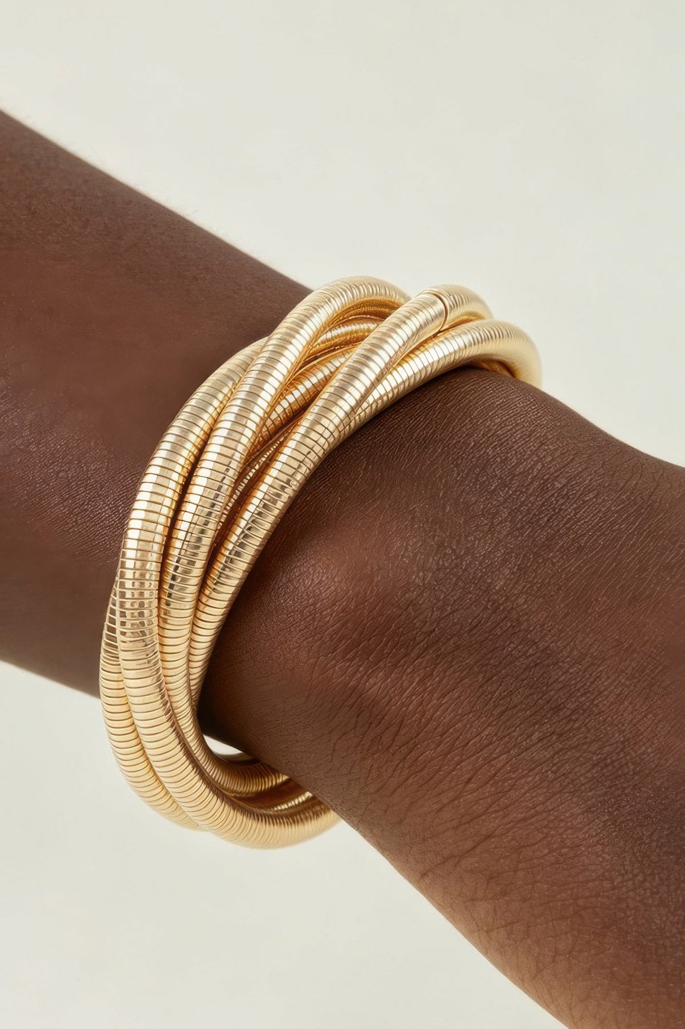 Multi Tangled Tube Chain Bracelet