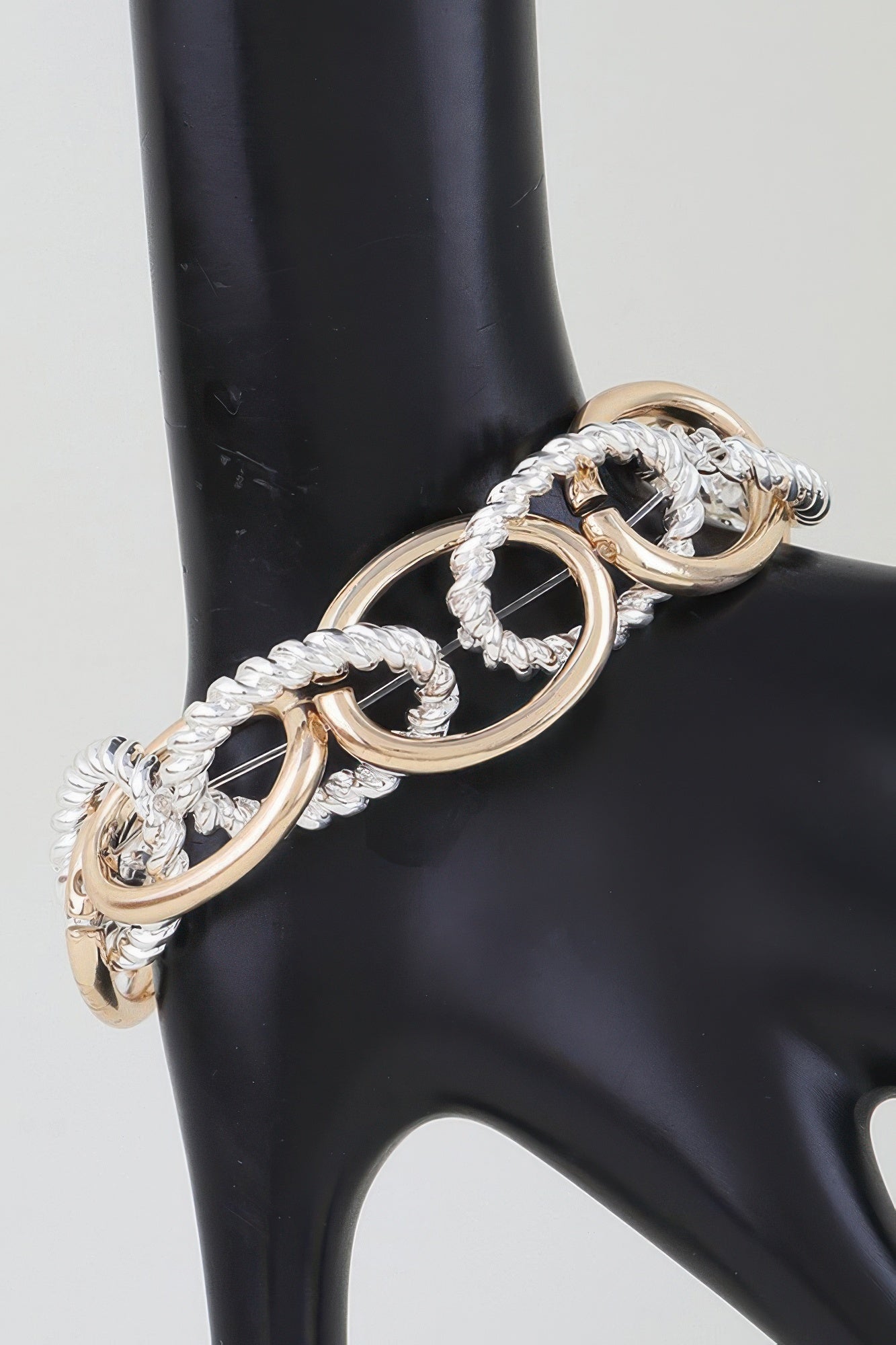 Multi Twisted Link Chain Bracelet