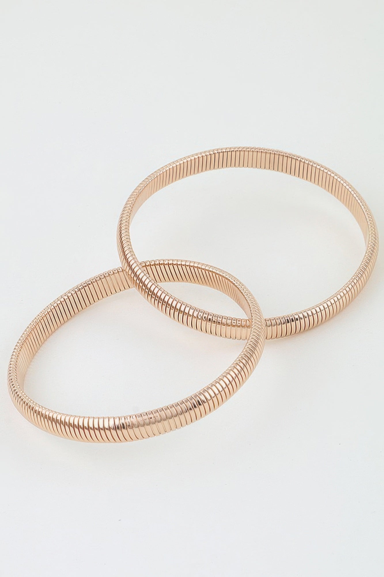 Intertwined Snake Chain Bangle Bracelet