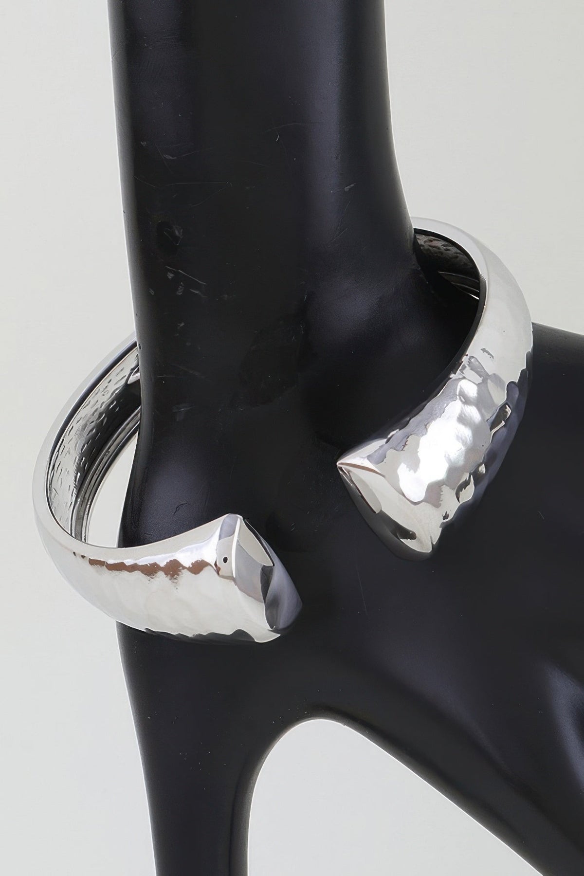Women's Cuff Bracelet Hammered Open Clasp BYMANYC ® New York MODERN TEXTURED OPEN BANGLE - New Collection