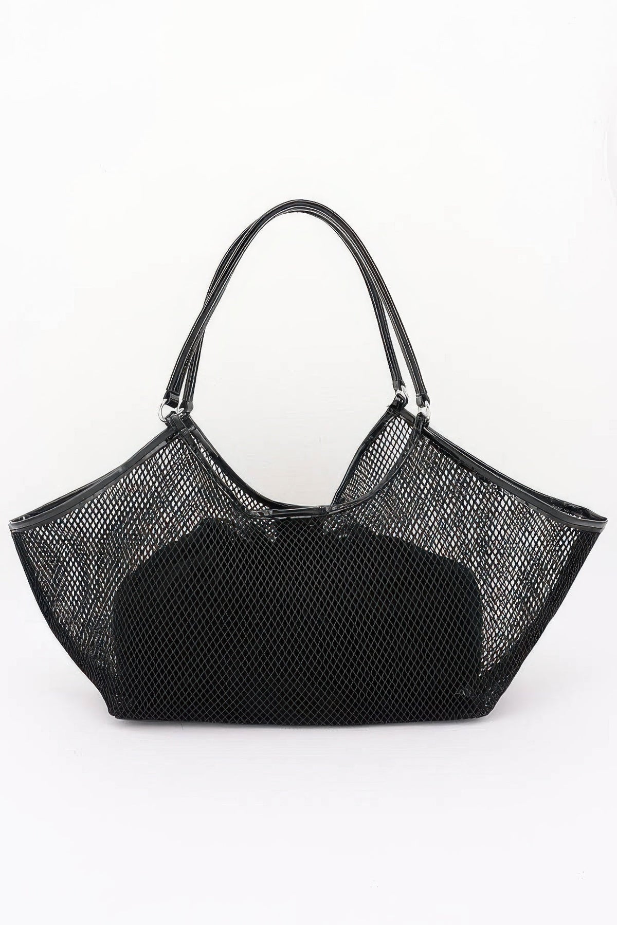 Women's Tote Bag Mesh With Removable Liner BYMANYC ® New York CONTEMPORARY AIRY VERSATILE SHOPPER - New Collection