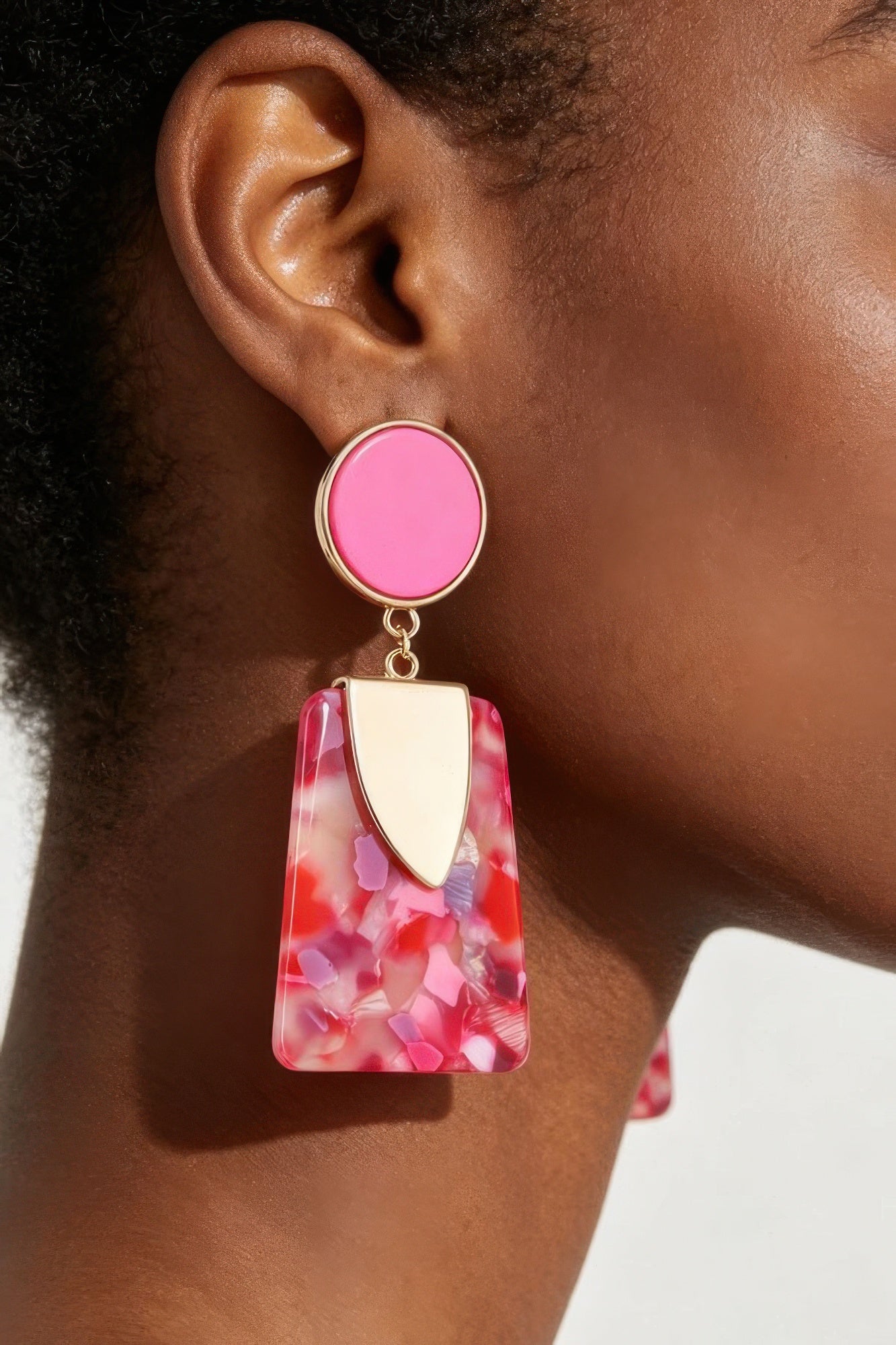 Retro Flake Frame Fashion Earrings