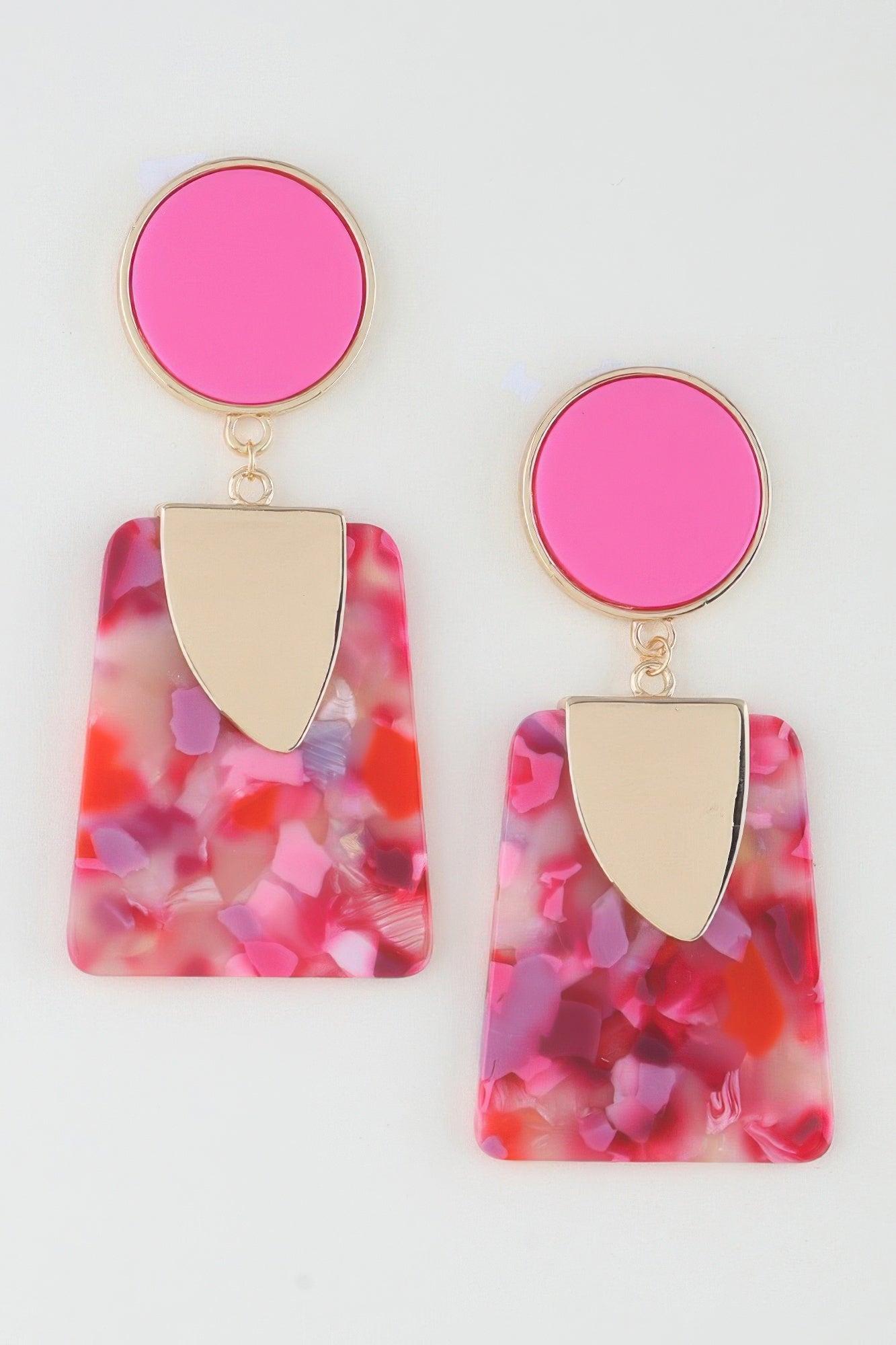Retro Flake Frame Fashion Earrings
