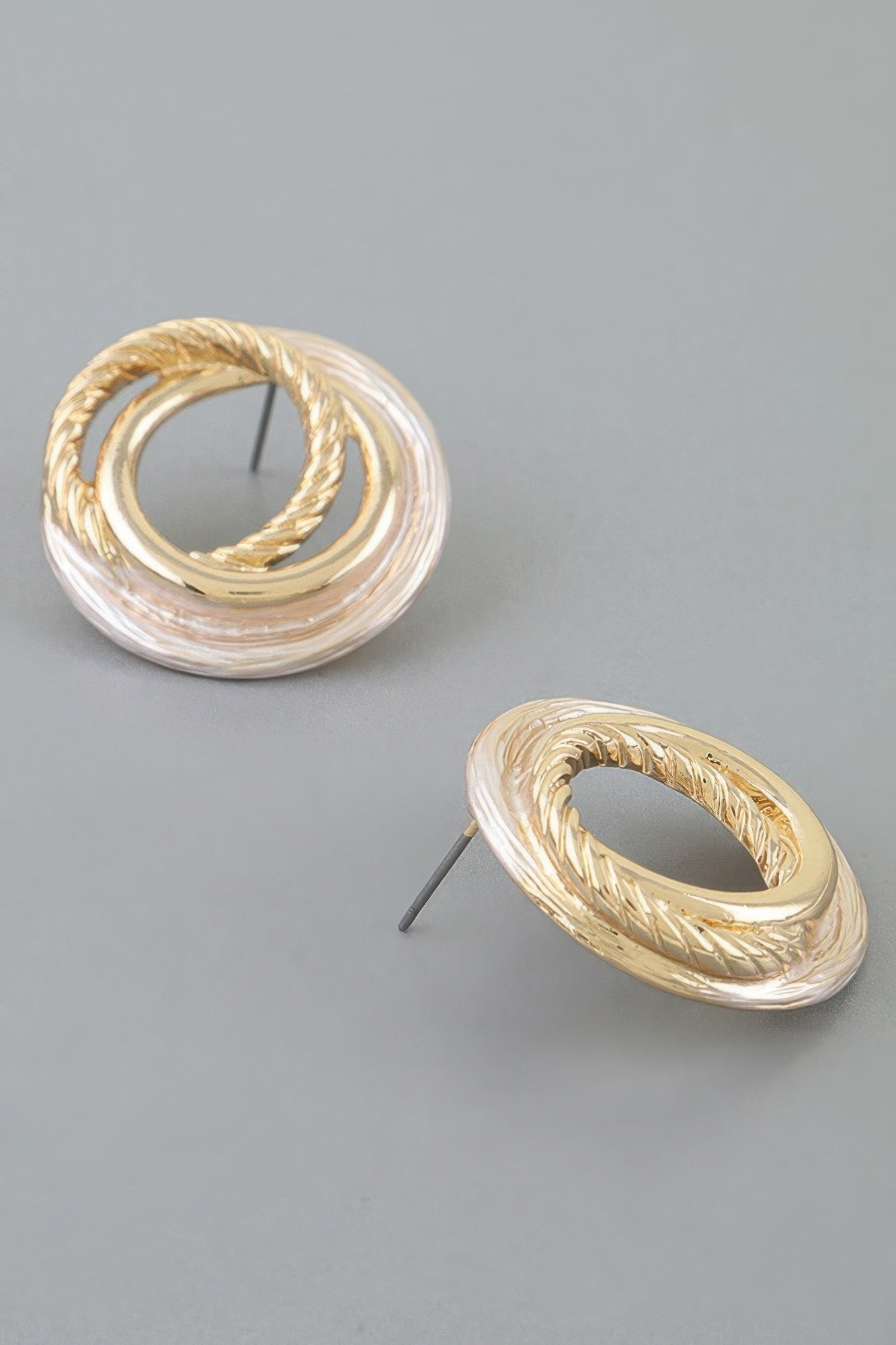Multi Twisted Loop Stud Earrings