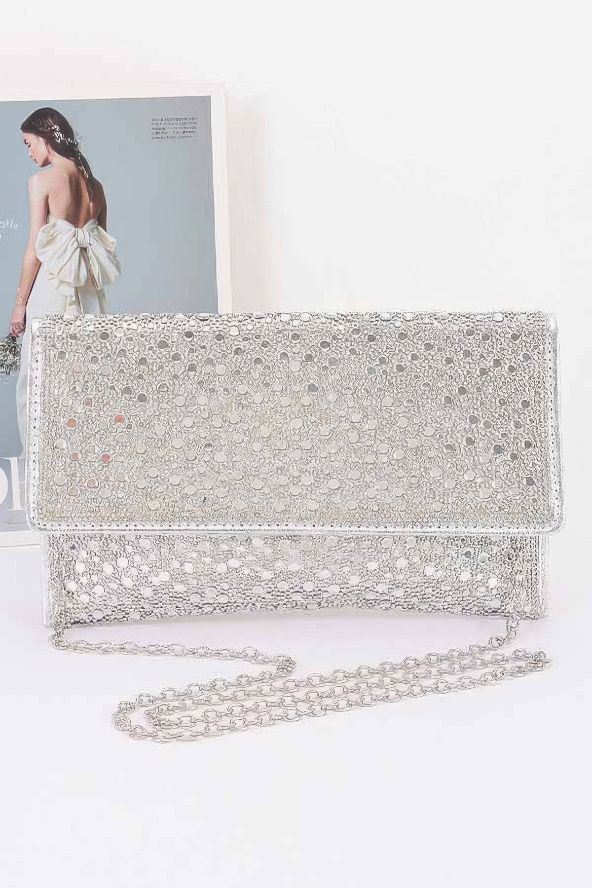 Women's Party Clutch Rhinestone Envelope BYMANYC ® New York SPARKLING ELEGANT EVENING PURSE - New Collection