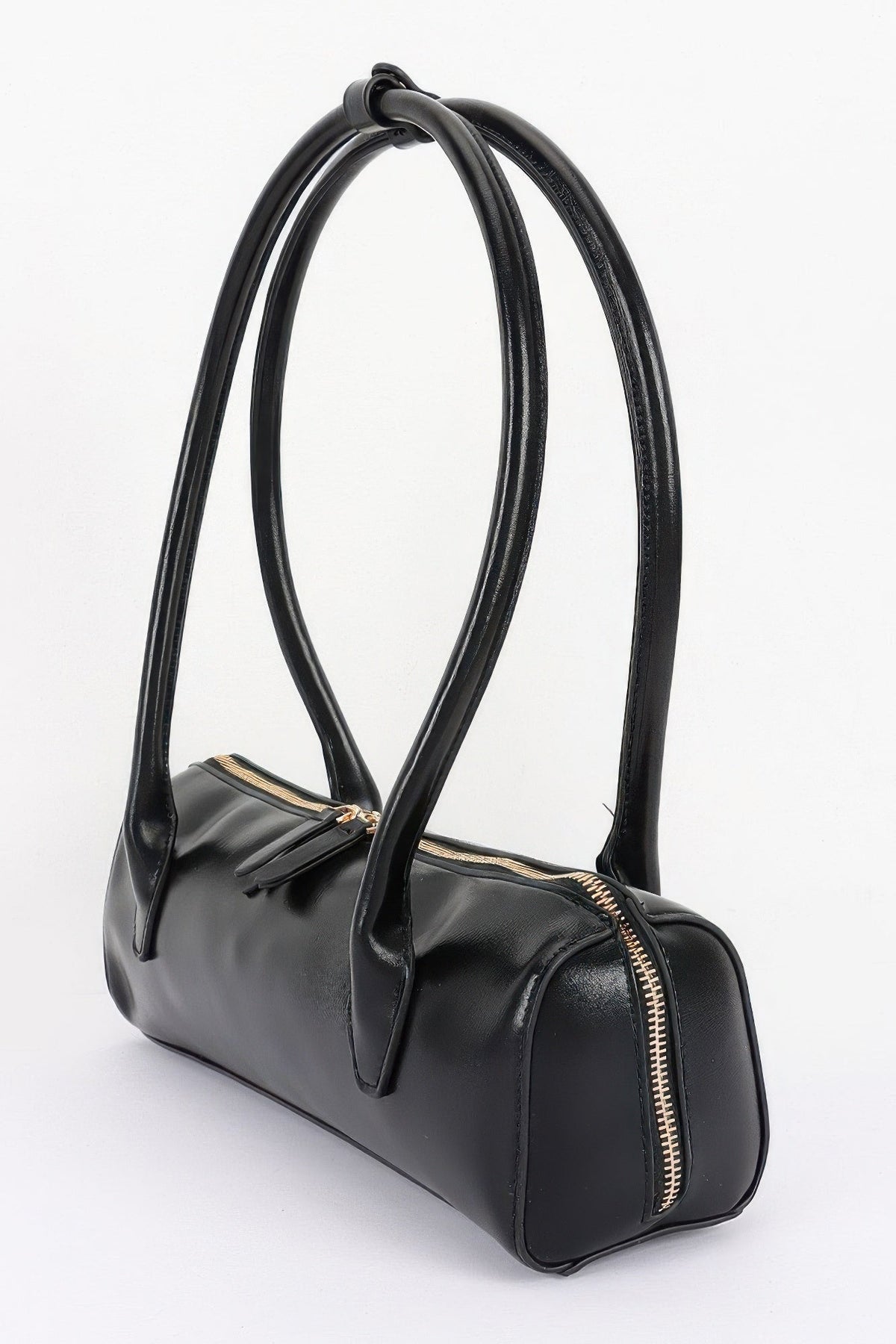 Women's Shoulder Bag Vegan Leather Rectangular BYMANYC ® New York CONTEMPORARY SLEEK STRUCTURED PURSE - New Collection