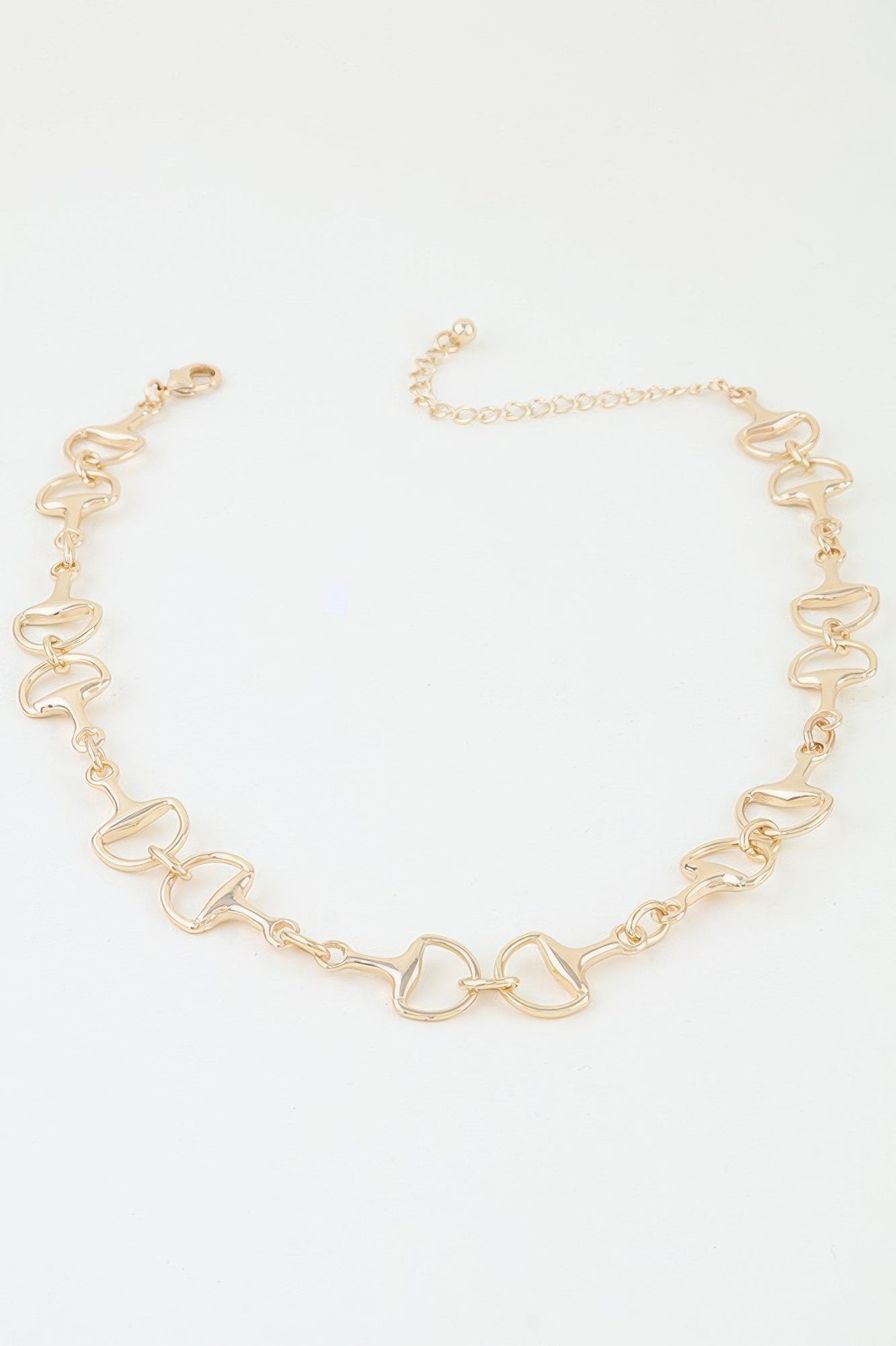 Polished Toggle Chain Choker Necklace