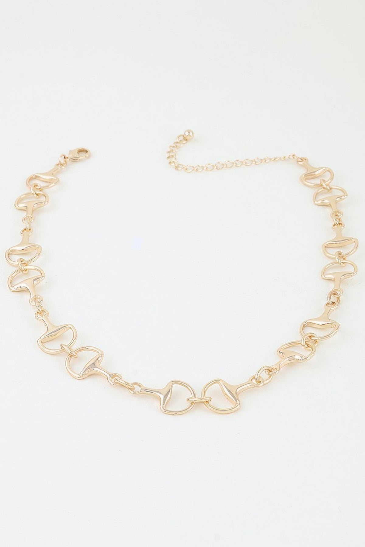 Polished Toggle Chain Choker Necklace