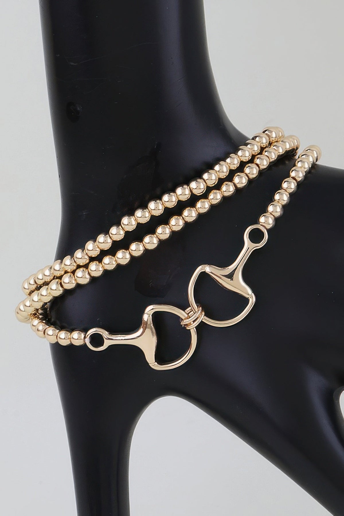 Polished Toggle Beaded Bracelet