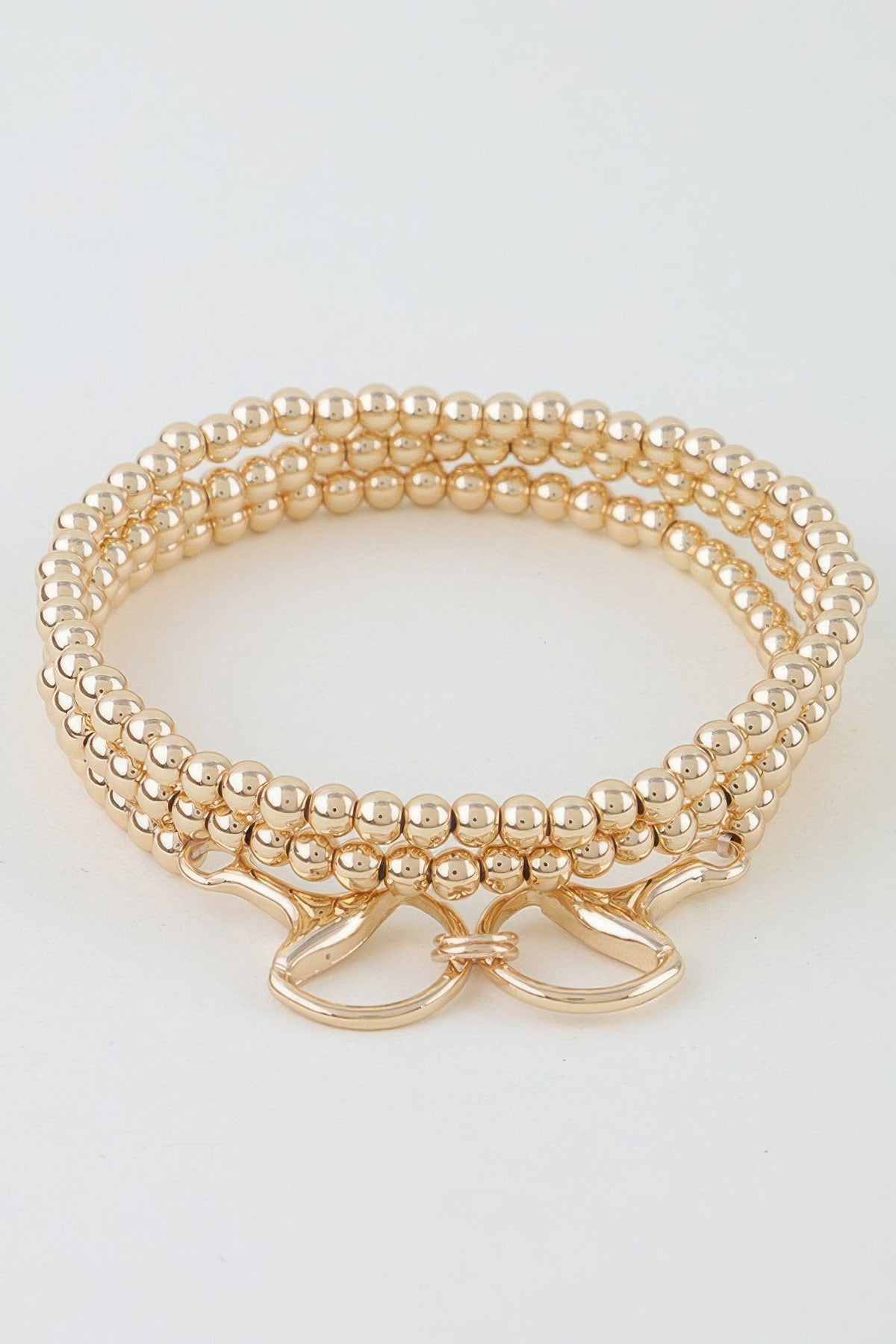 Polished Toggle Beaded Bracelet