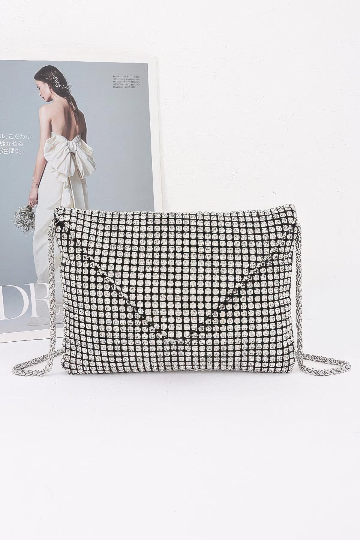 Shine It On Envelope Clutch