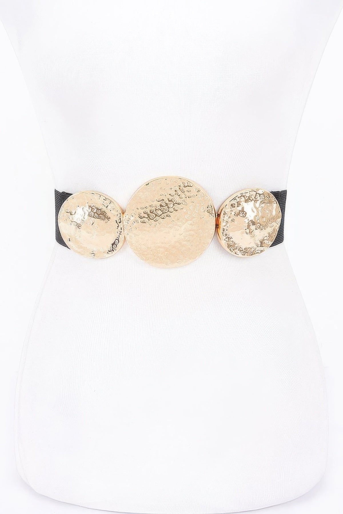 Metal Buckle Stretch Belt