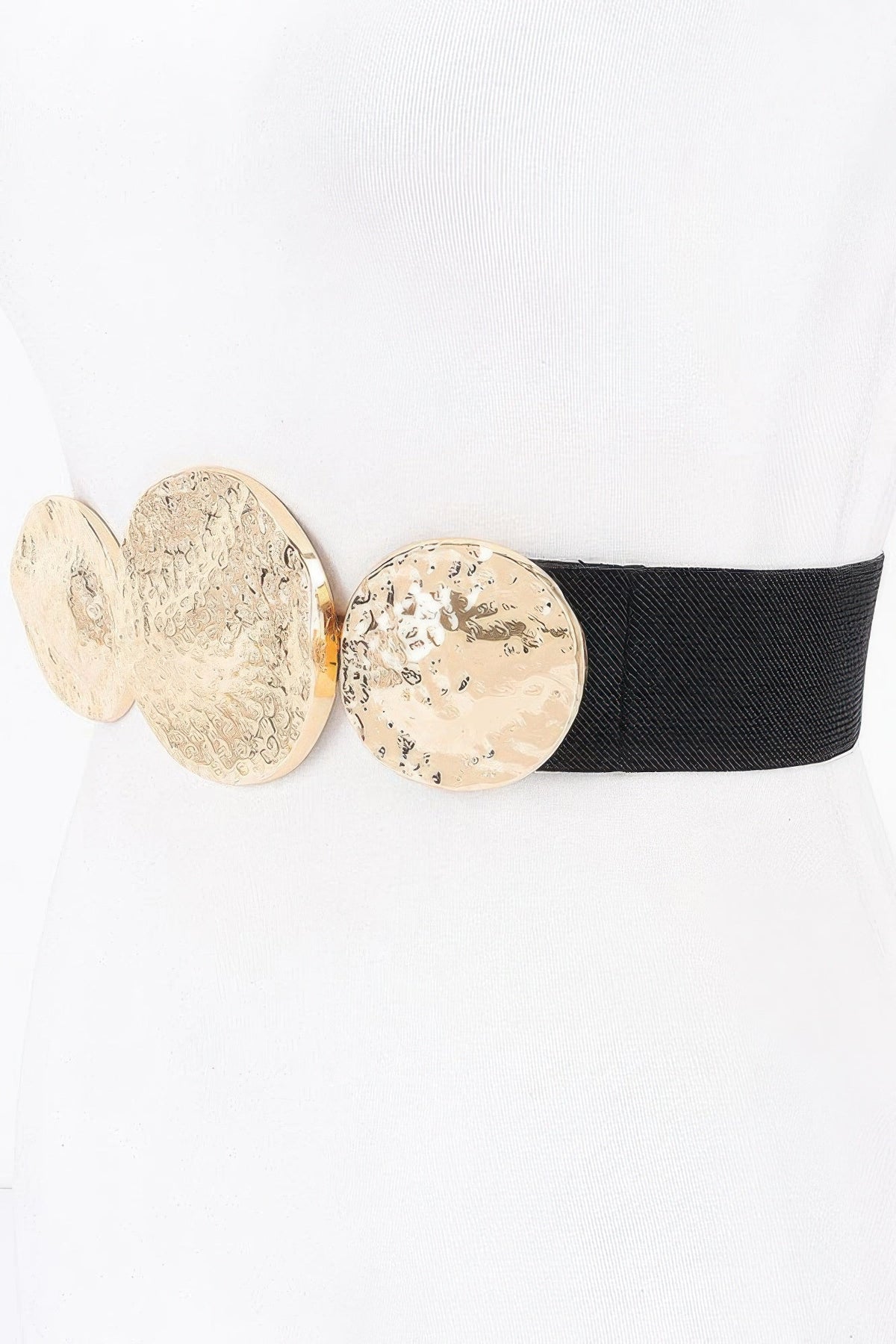 Metal Buckle Stretch Belt