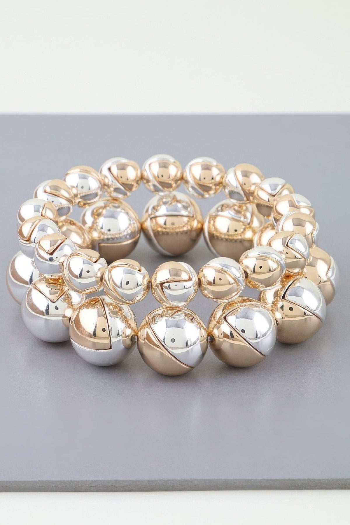Multi Cut Beaded Bracelet