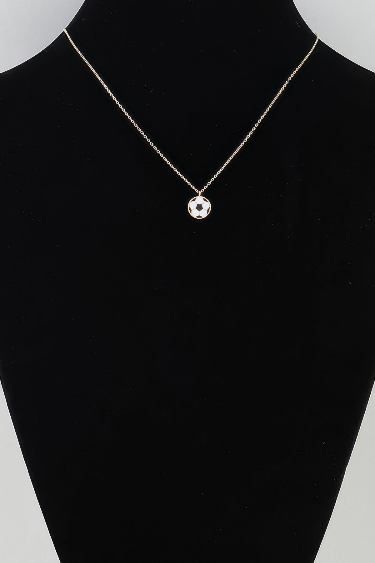 Fun Soccer Pendant Necklace
