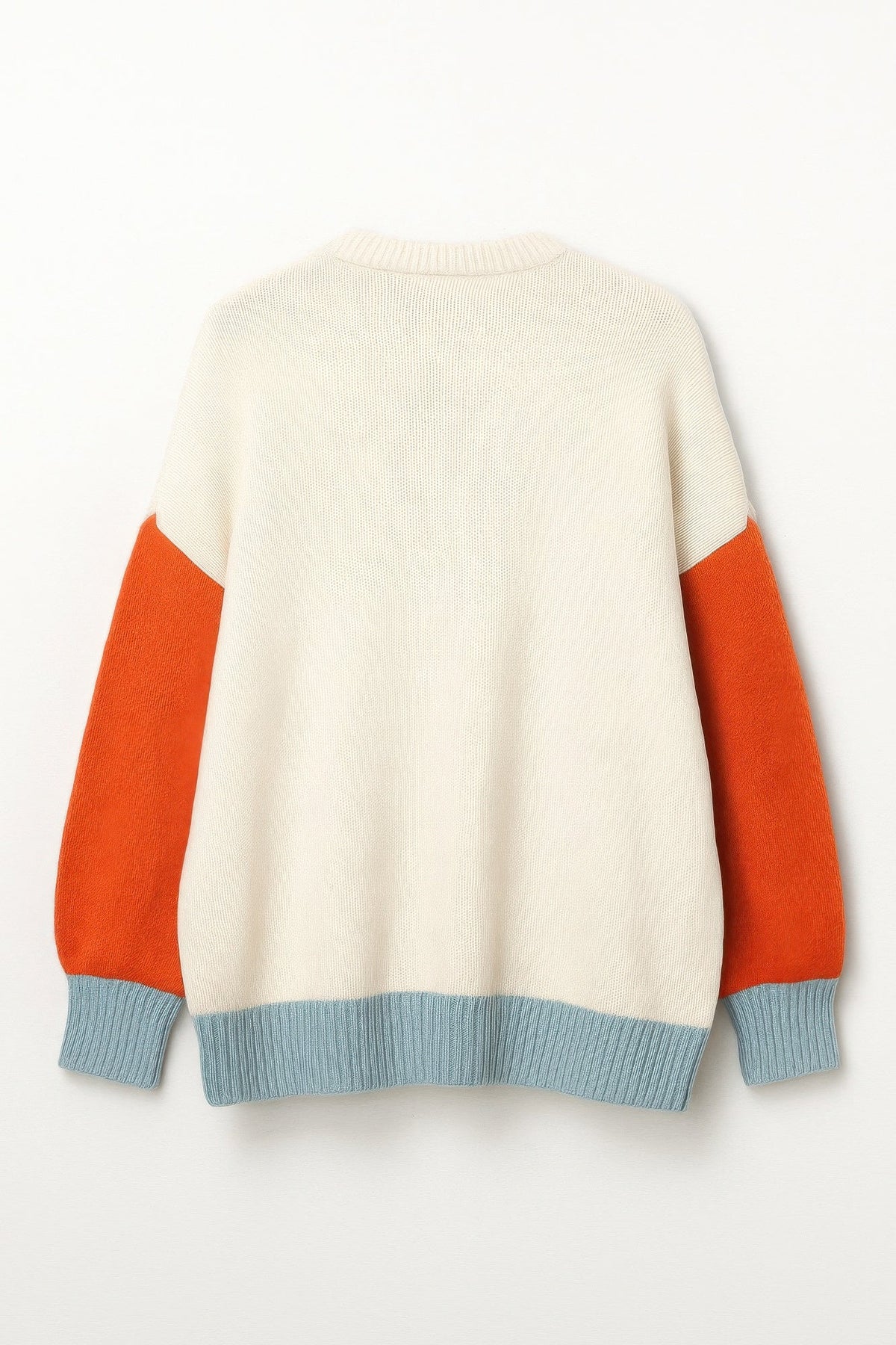 Color Block Open Cardigan