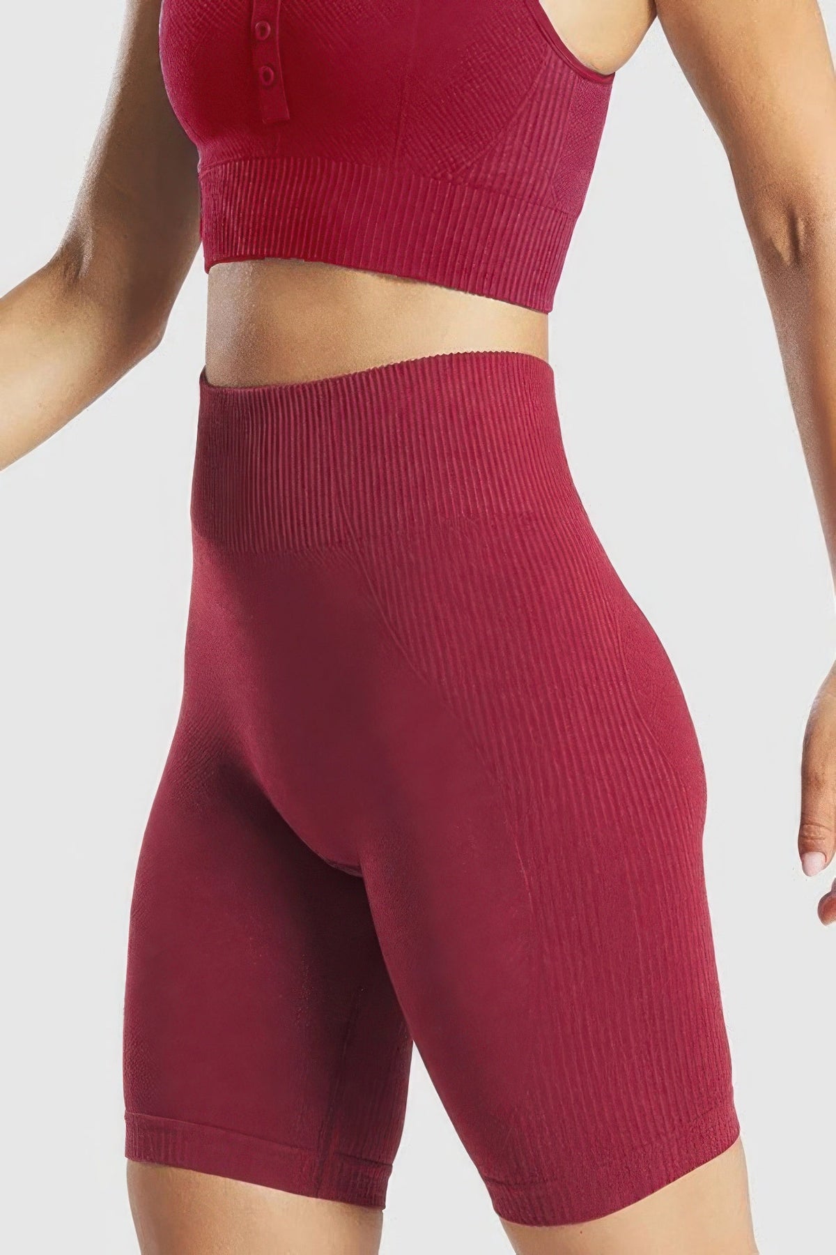 Seamless Solid Yoga Shorts