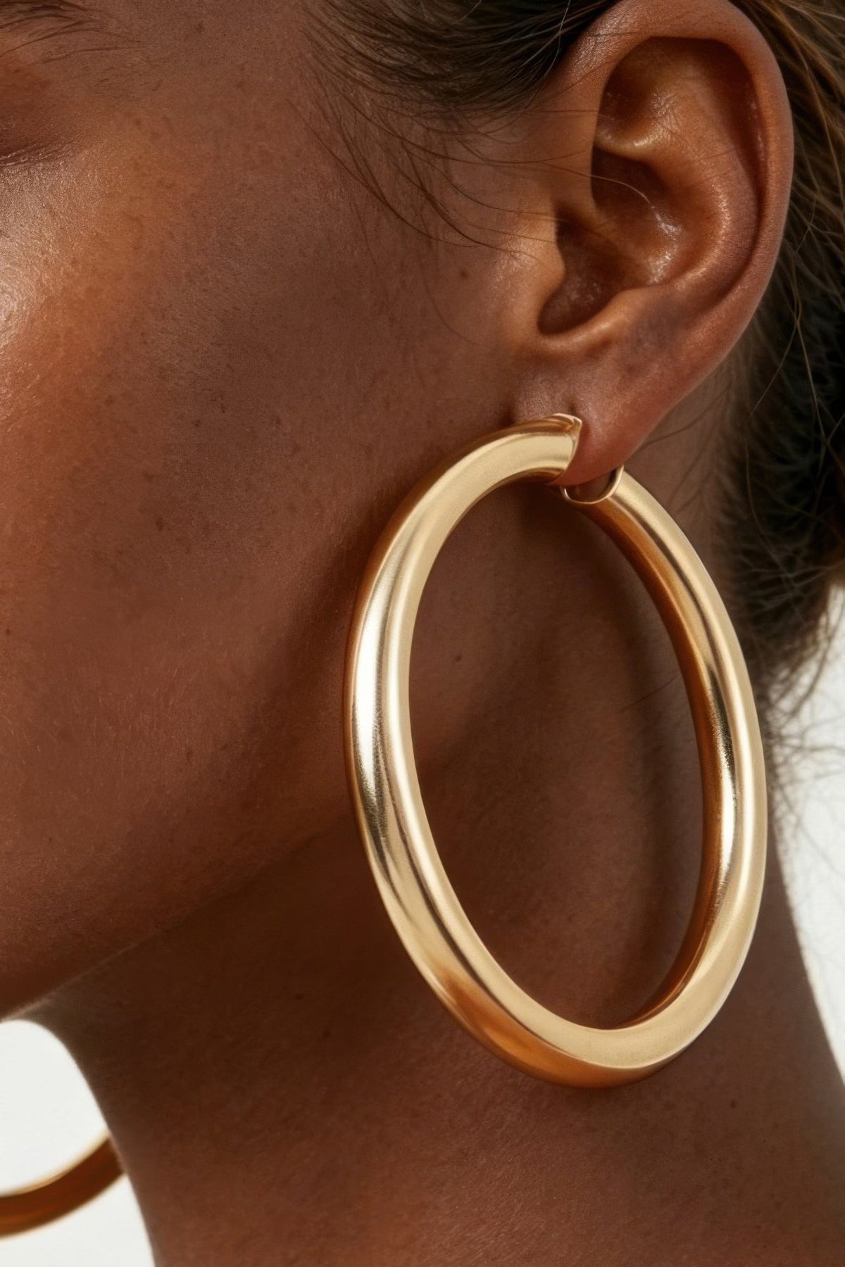 Oversized Modern Hoop Earrings