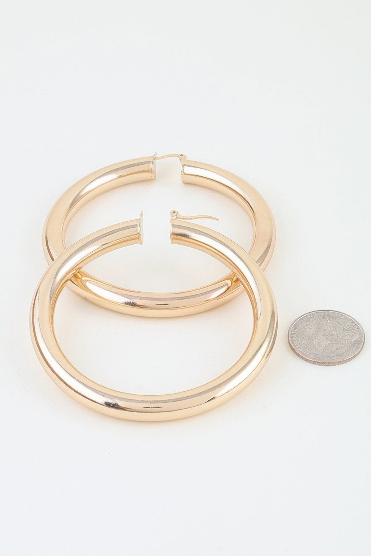 Oversized Modern Hoop Earrings
