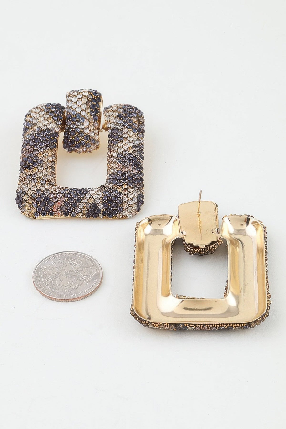 Bejeweled Reptile Fashion Earrings
