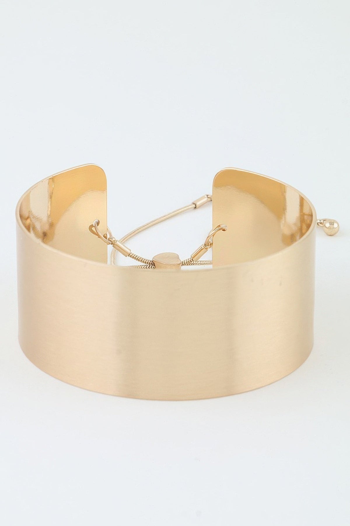 Hammered Wide Toggle Cuff Bracelet