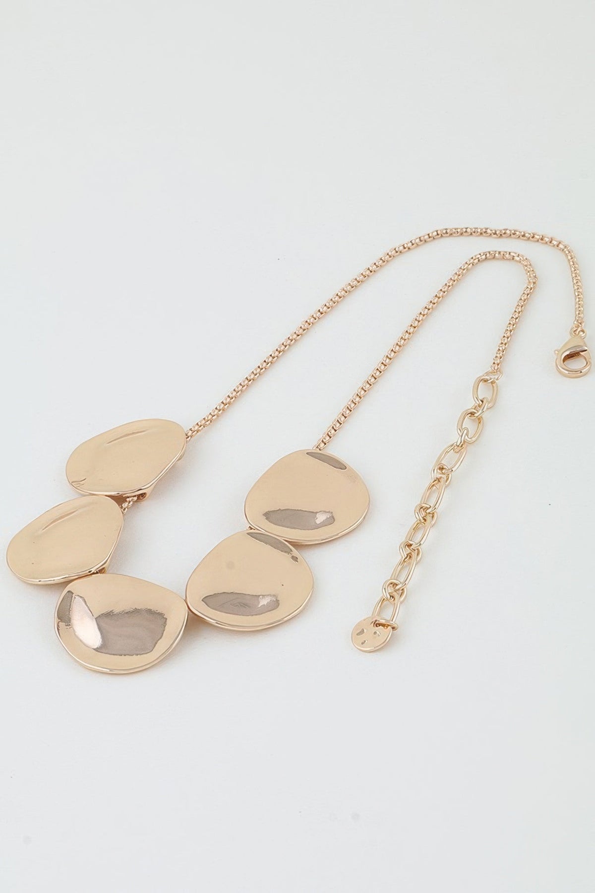 Hammered Scale Pendant Necklace