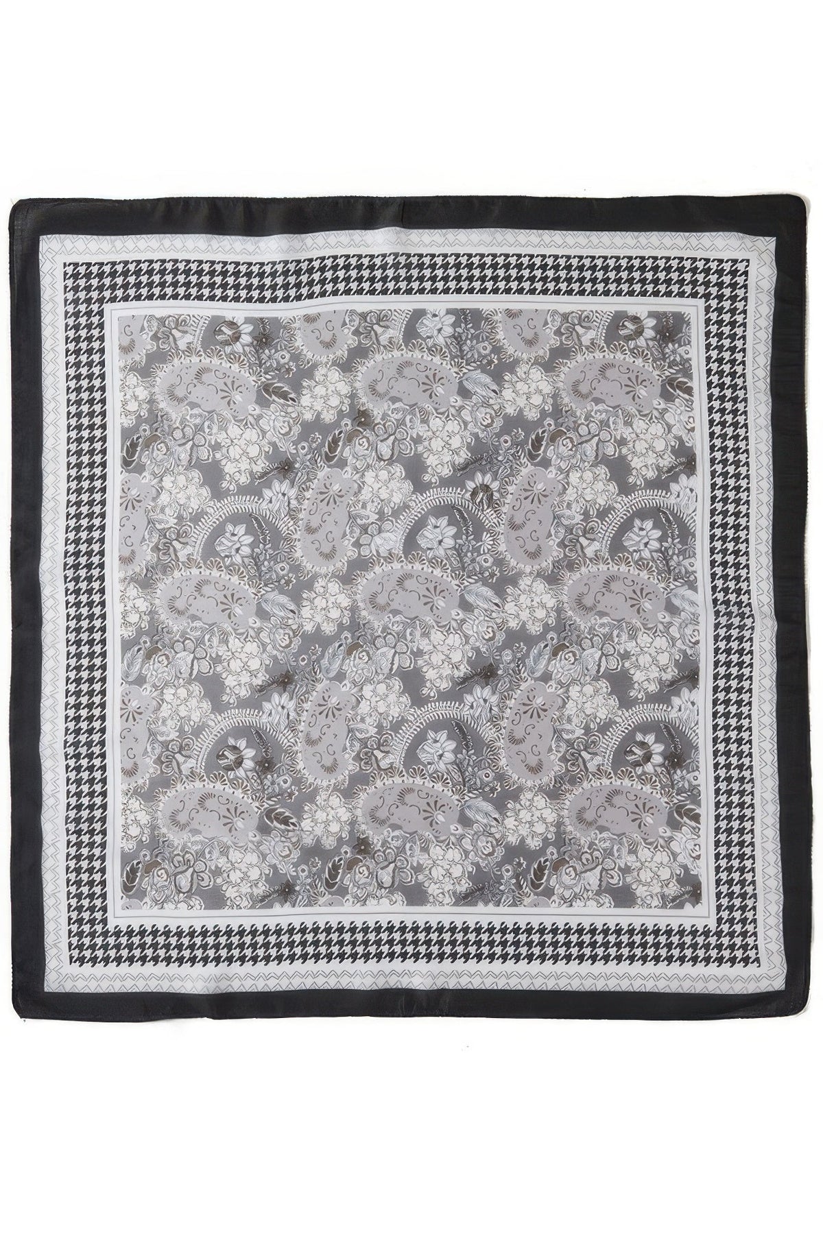 Paisley & Houndstooth Print Bandana