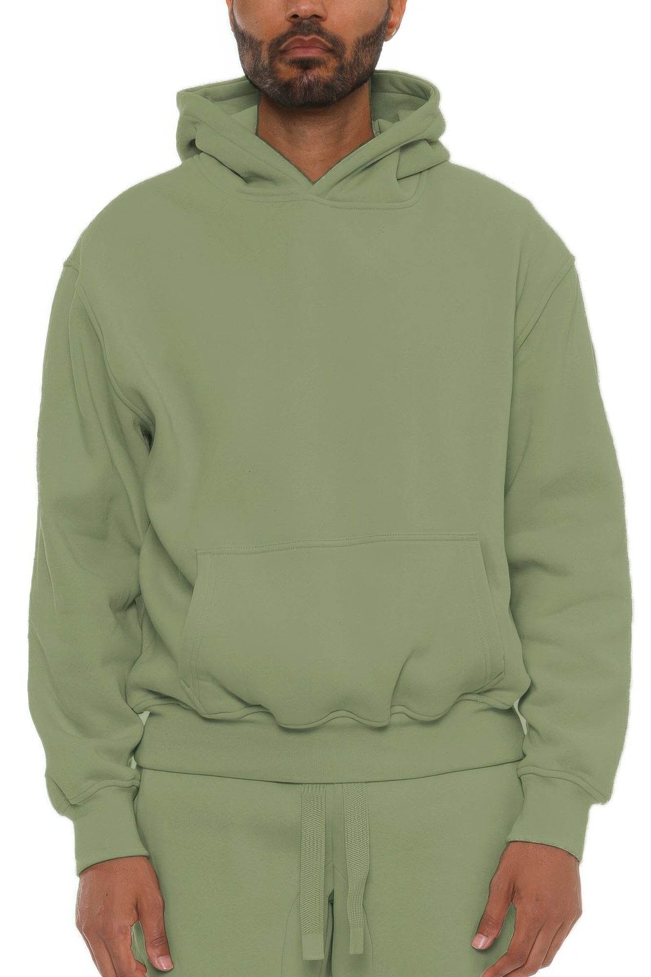 Sudadera con capucha de mezcla de algodón premium