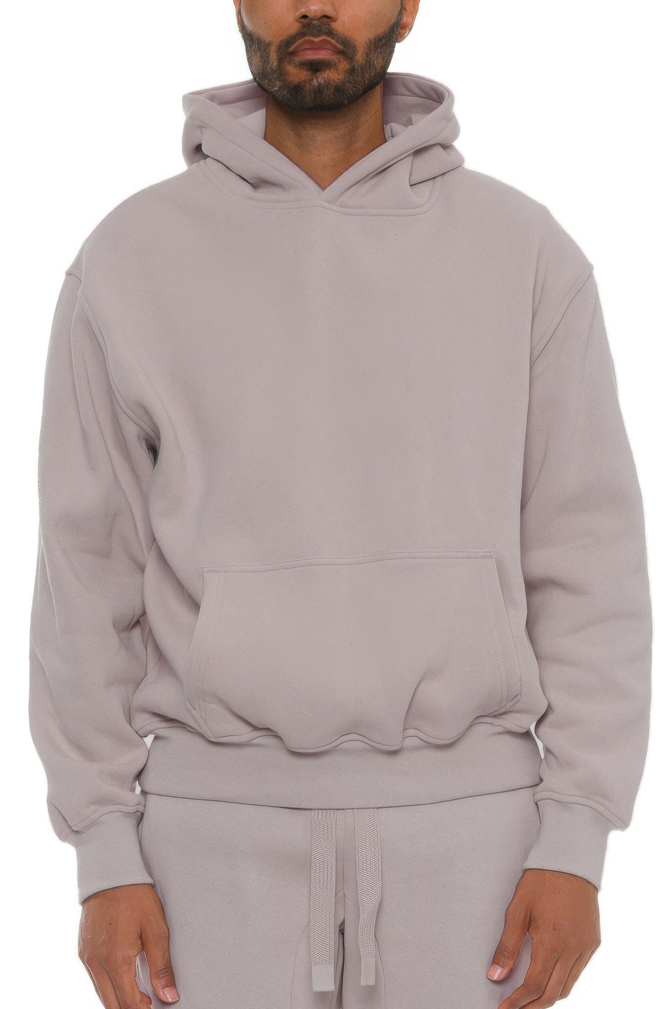 Sudadera con capucha de mezcla de algodón premium