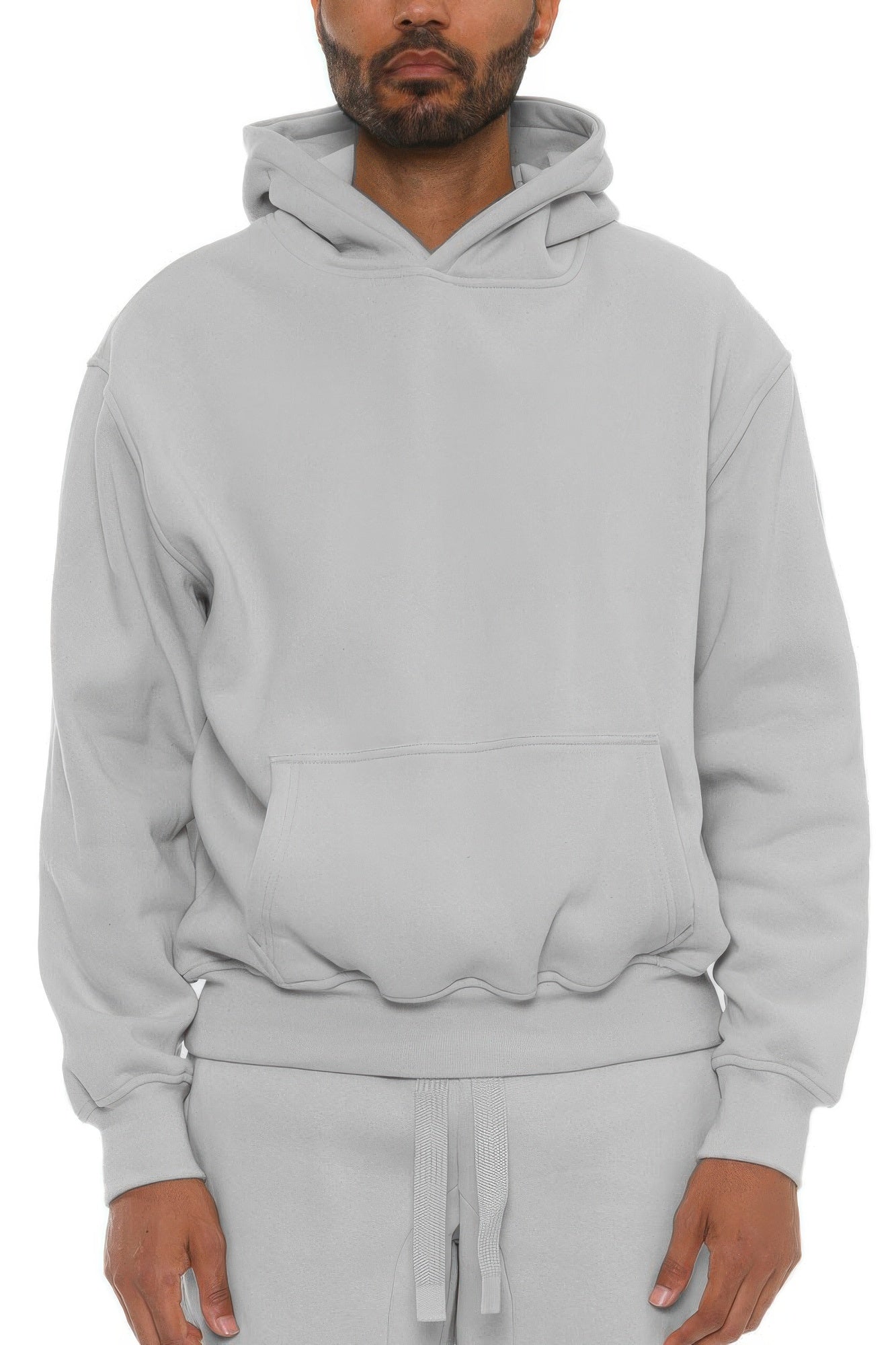 Sudadera con capucha de mezcla de algodón premium
