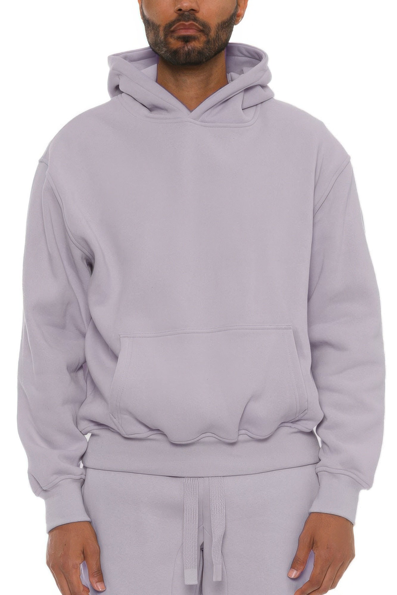 Sudadera con capucha de mezcla de algodón premium