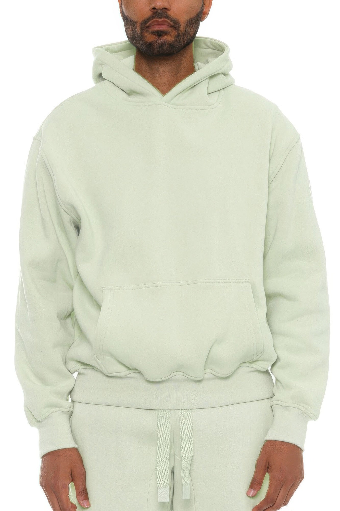 Sudadera con capucha de mezcla de algodón premium