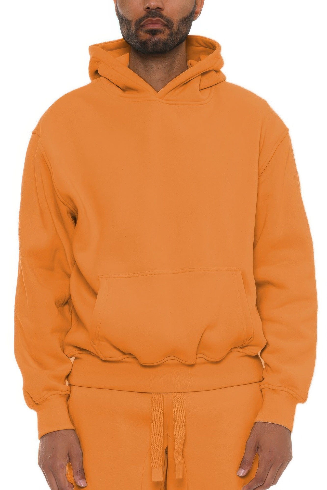 Sudadera con capucha de mezcla de algodón premium