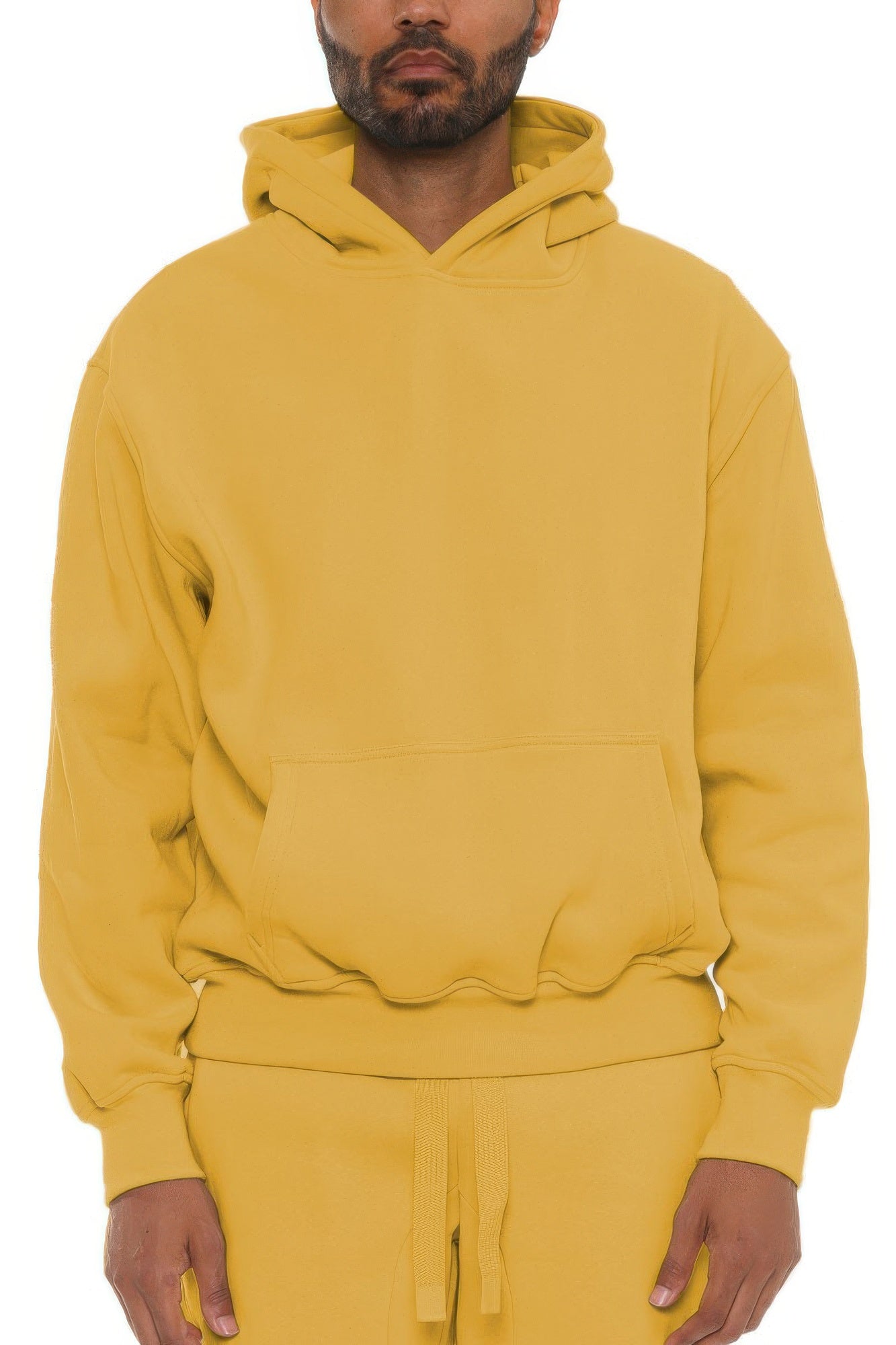 Sudadera con capucha de mezcla de algodón premium