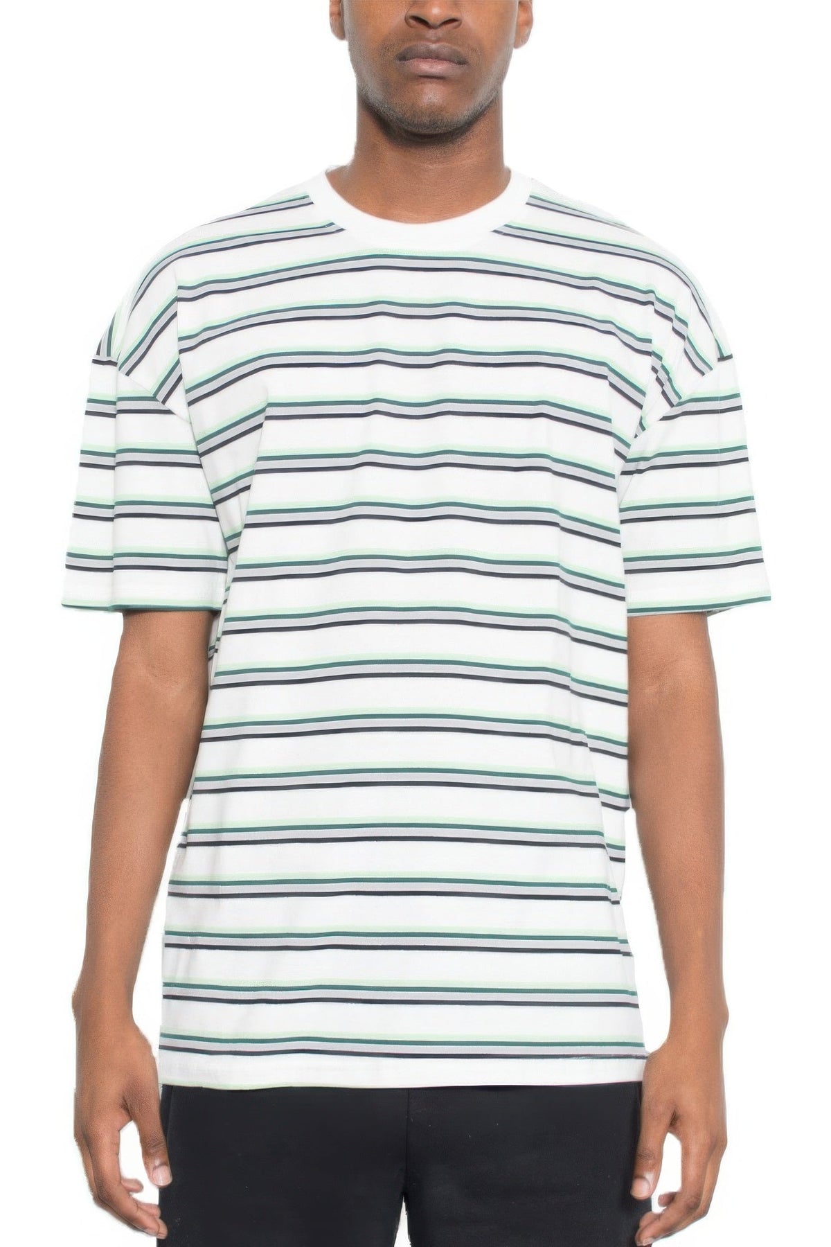 Striped Round Neck T-shirt