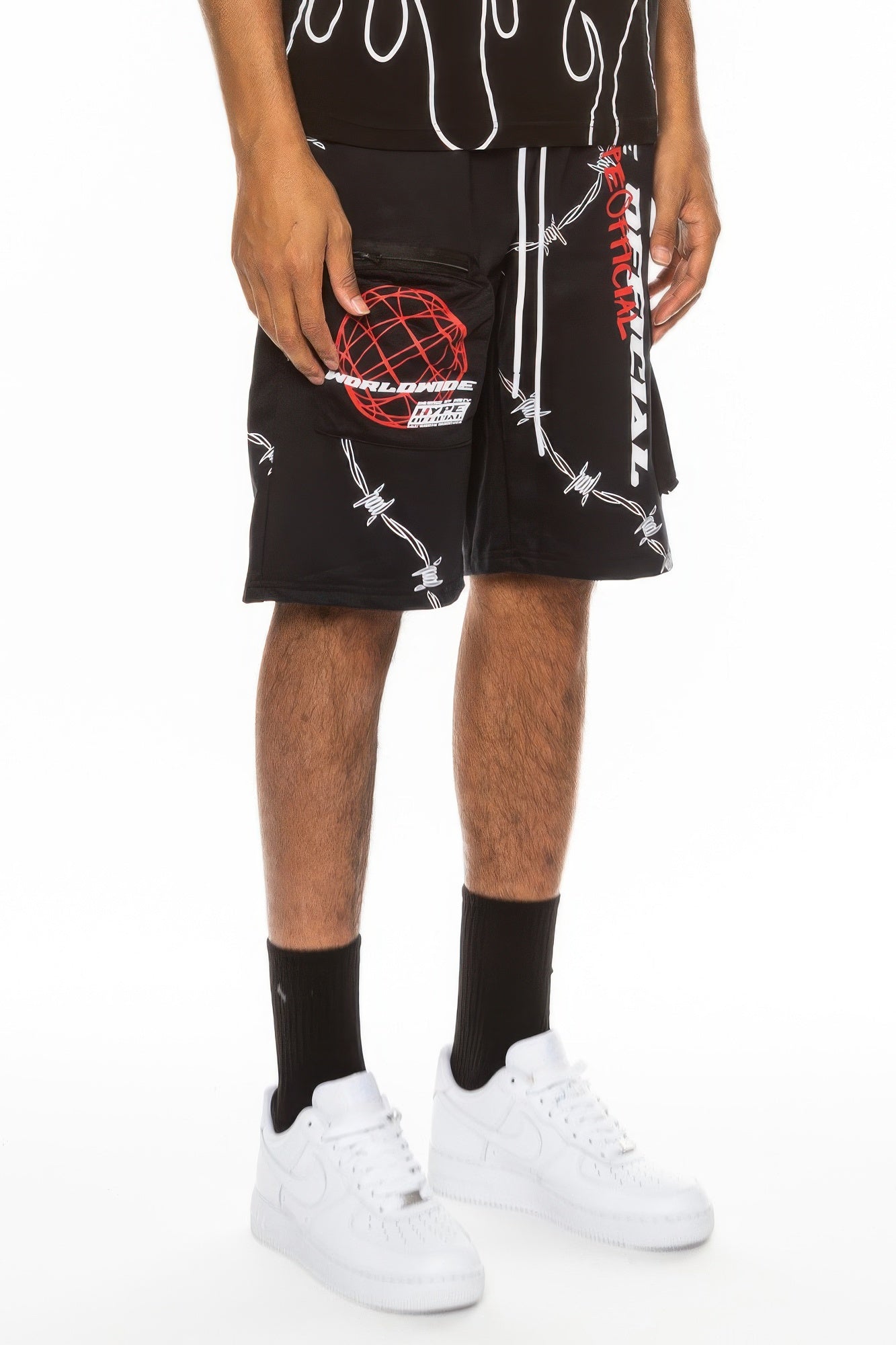 Pantalones cortos estampados oficiales de Hype