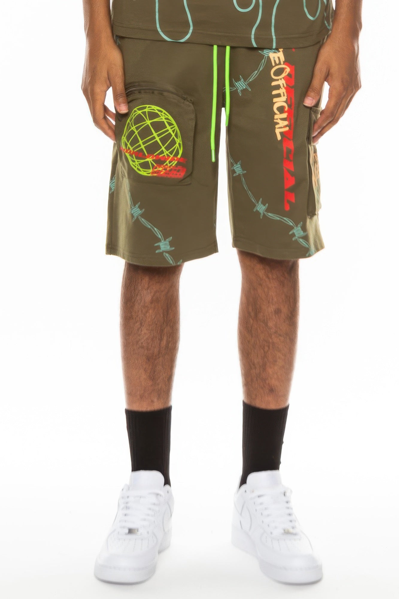 Pantalones cortos estampados oficiales de Hype