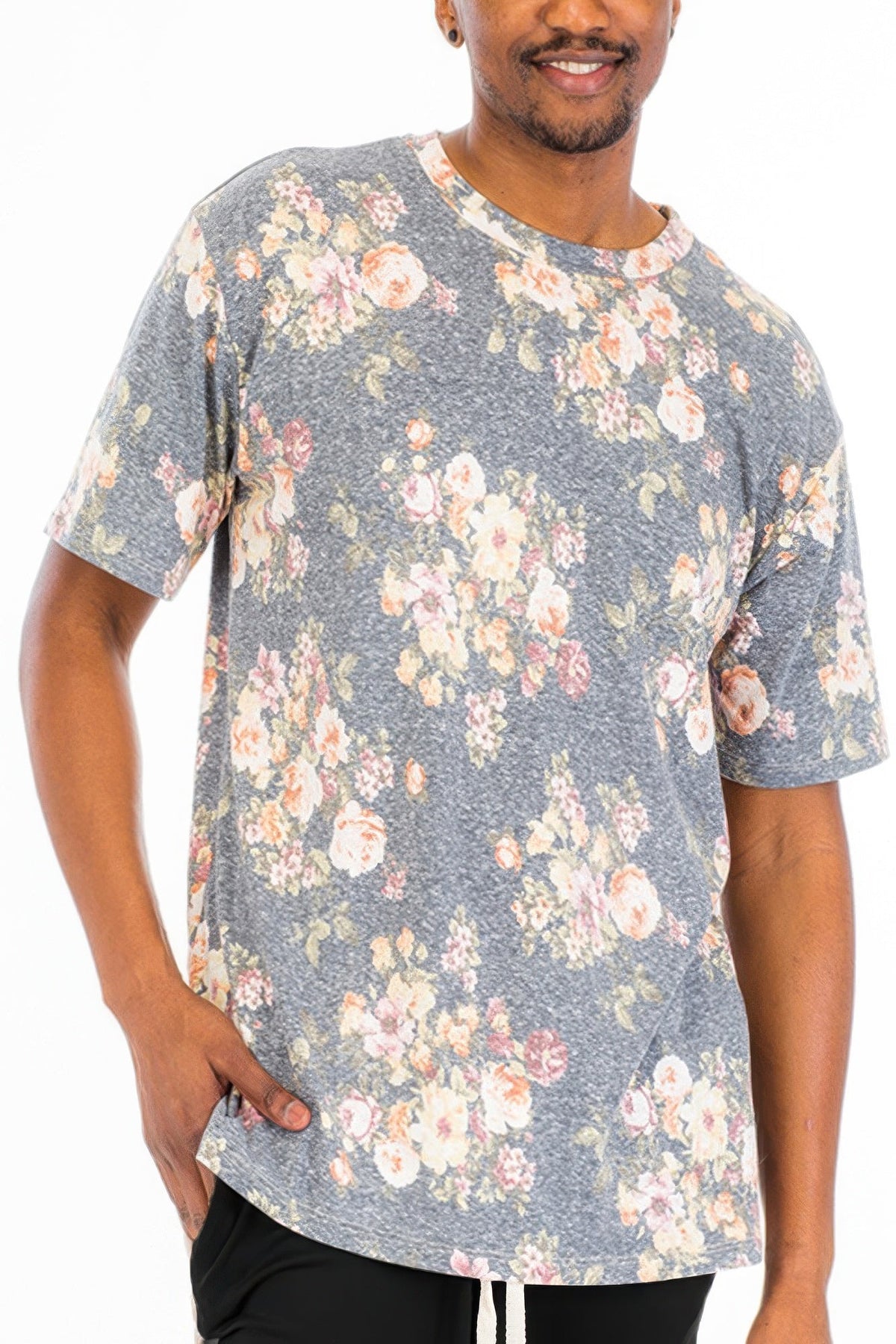 Heathered Floral T-shirt