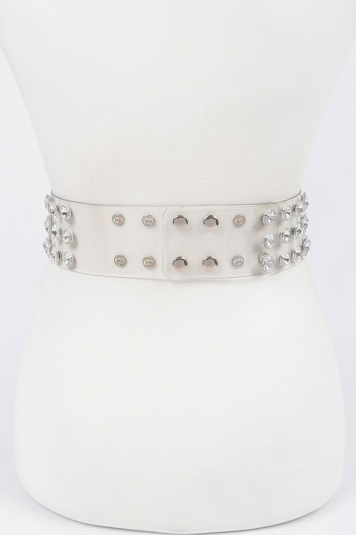 WOMEN'S BELT CHELSEA Clear Large Stone BYMANYC ® New York