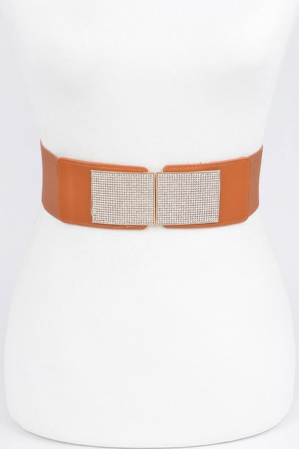 WOMEN'S BELT HUDSON Rhinestone Metal Buckle BYMANYC ® New York