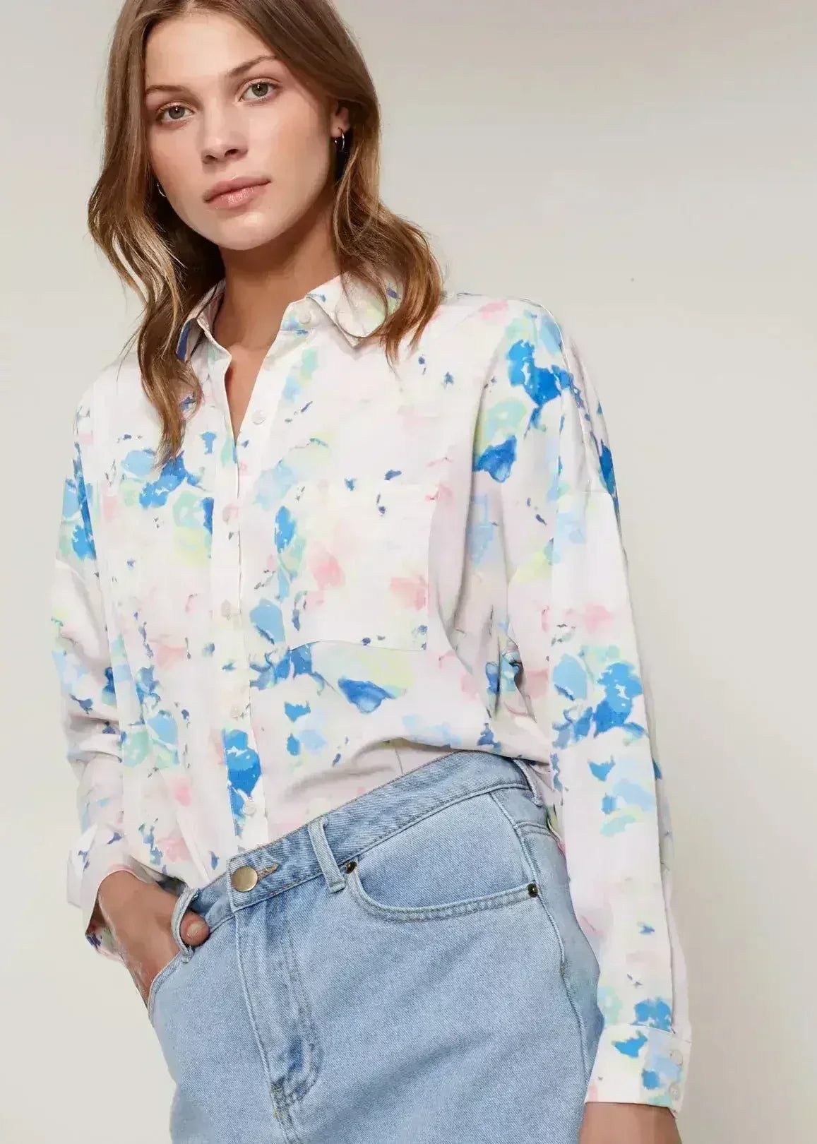 Women's Printed Shirt Blouse | Femstylo